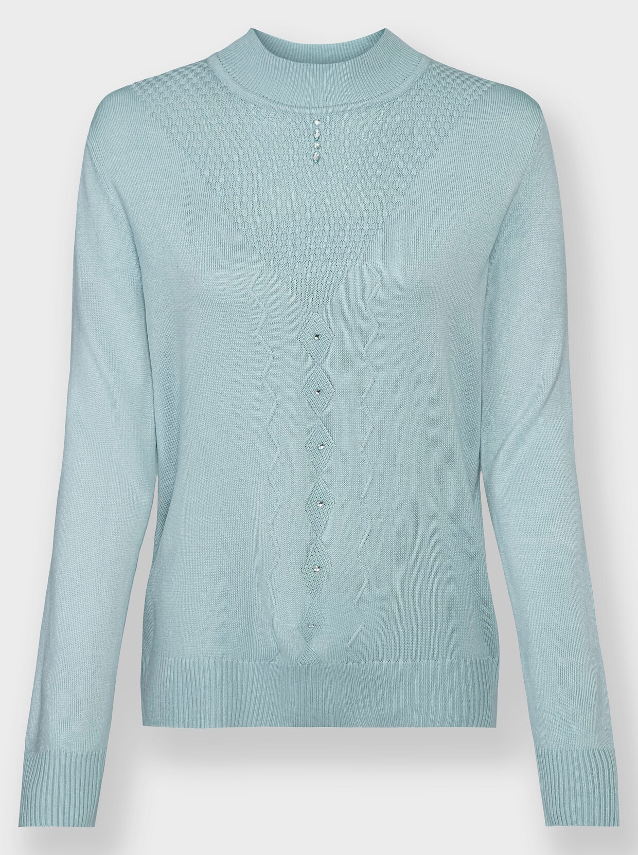 Stehkragenpullover - mint