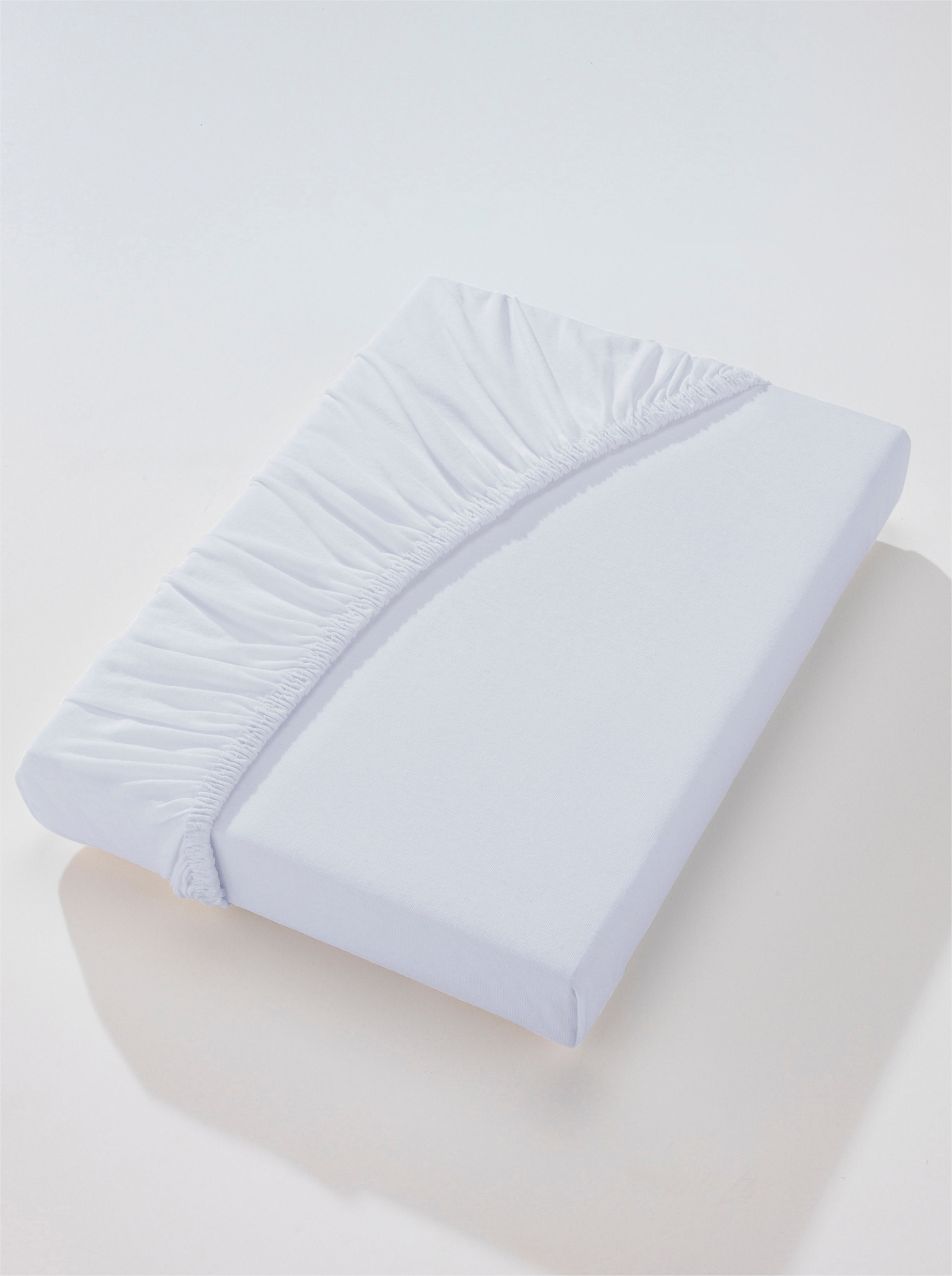 wäschepur Spannbetttuch - silbergrau