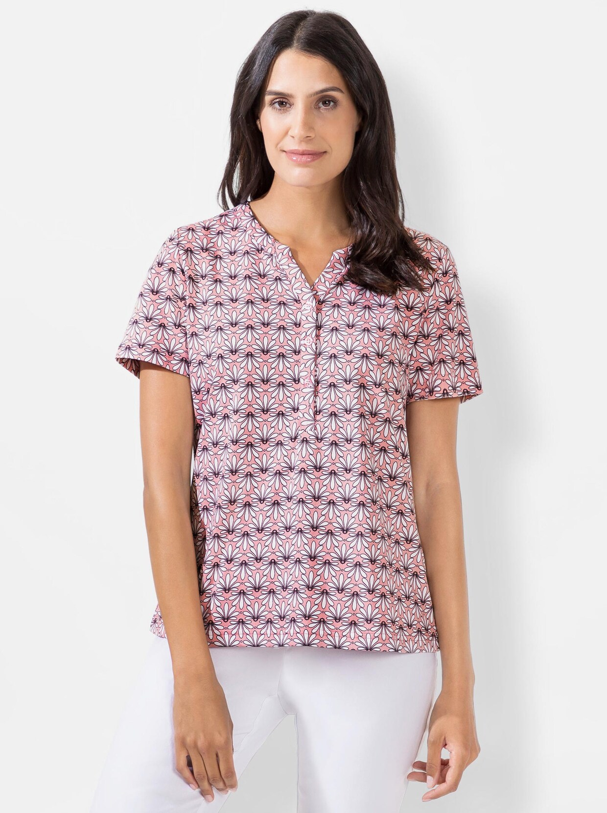 Shirt met print - rozenkwarts bedrukt