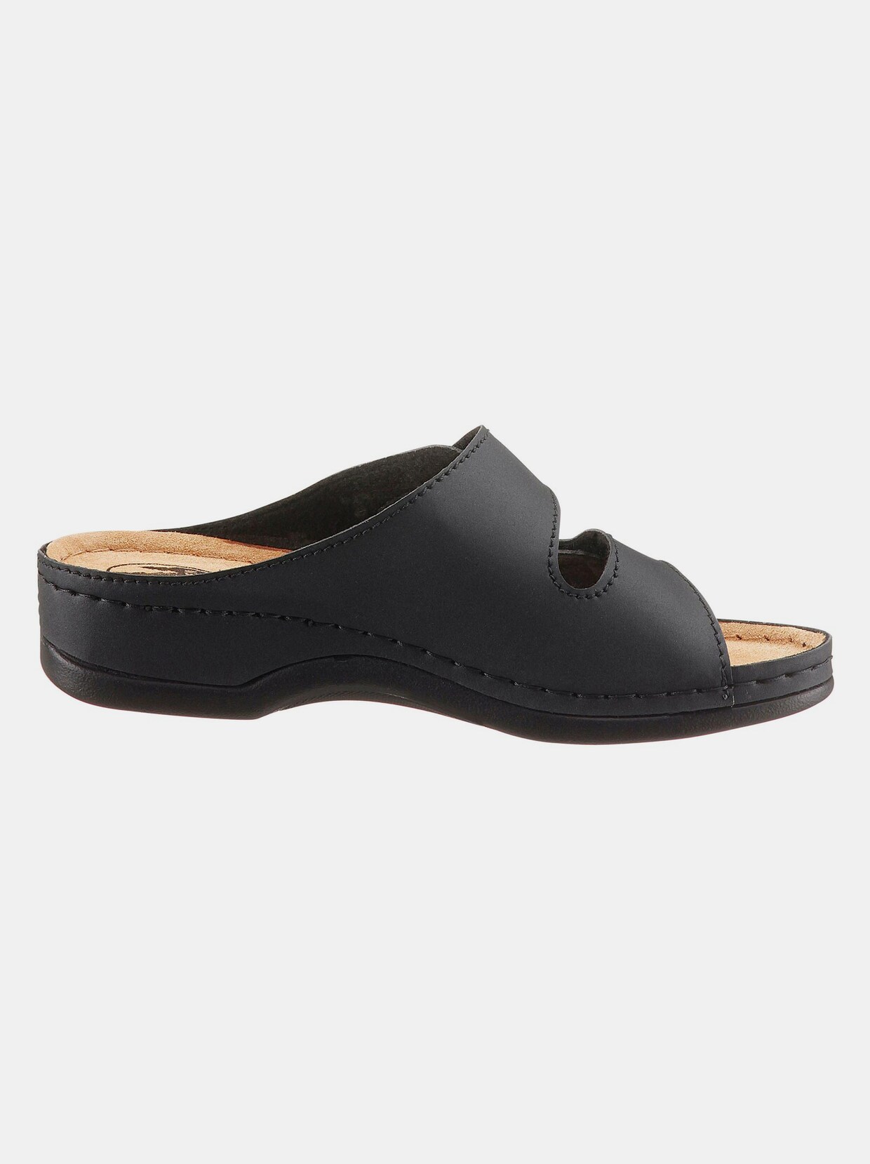 Franken Schuhe Slippers - zwart