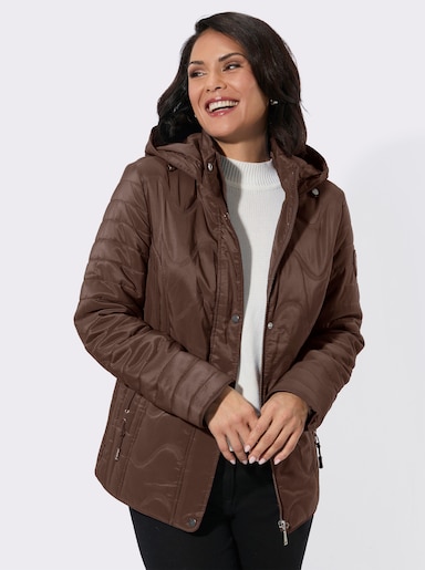 Steppjacke mit Windstopper - schoko
