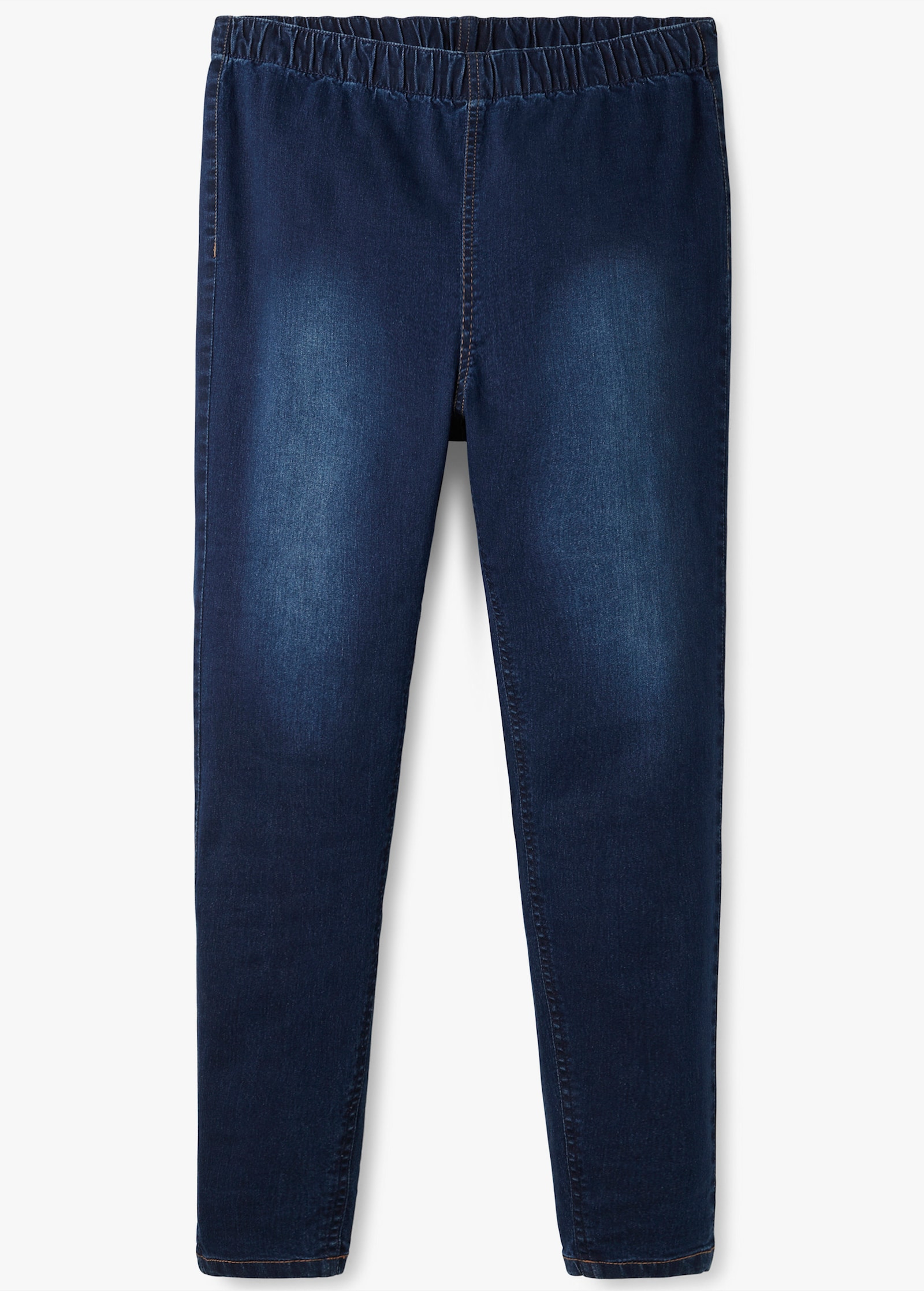 sheego Jegging in individuele wassing - dark blue denim