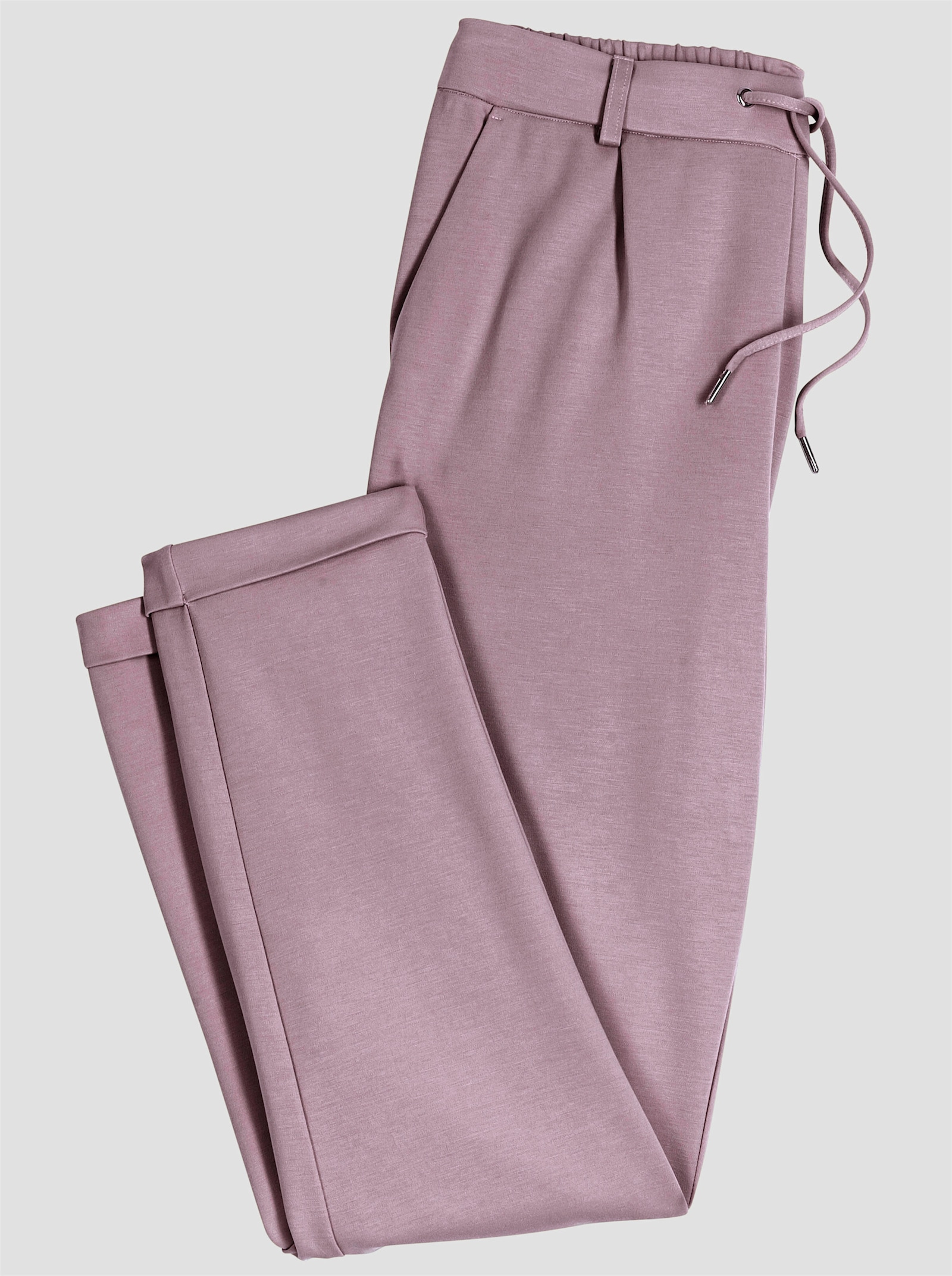 Jogpants van interlock - mauve