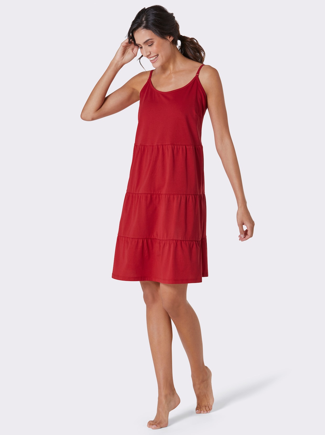 feel good Sommerkleid - rot