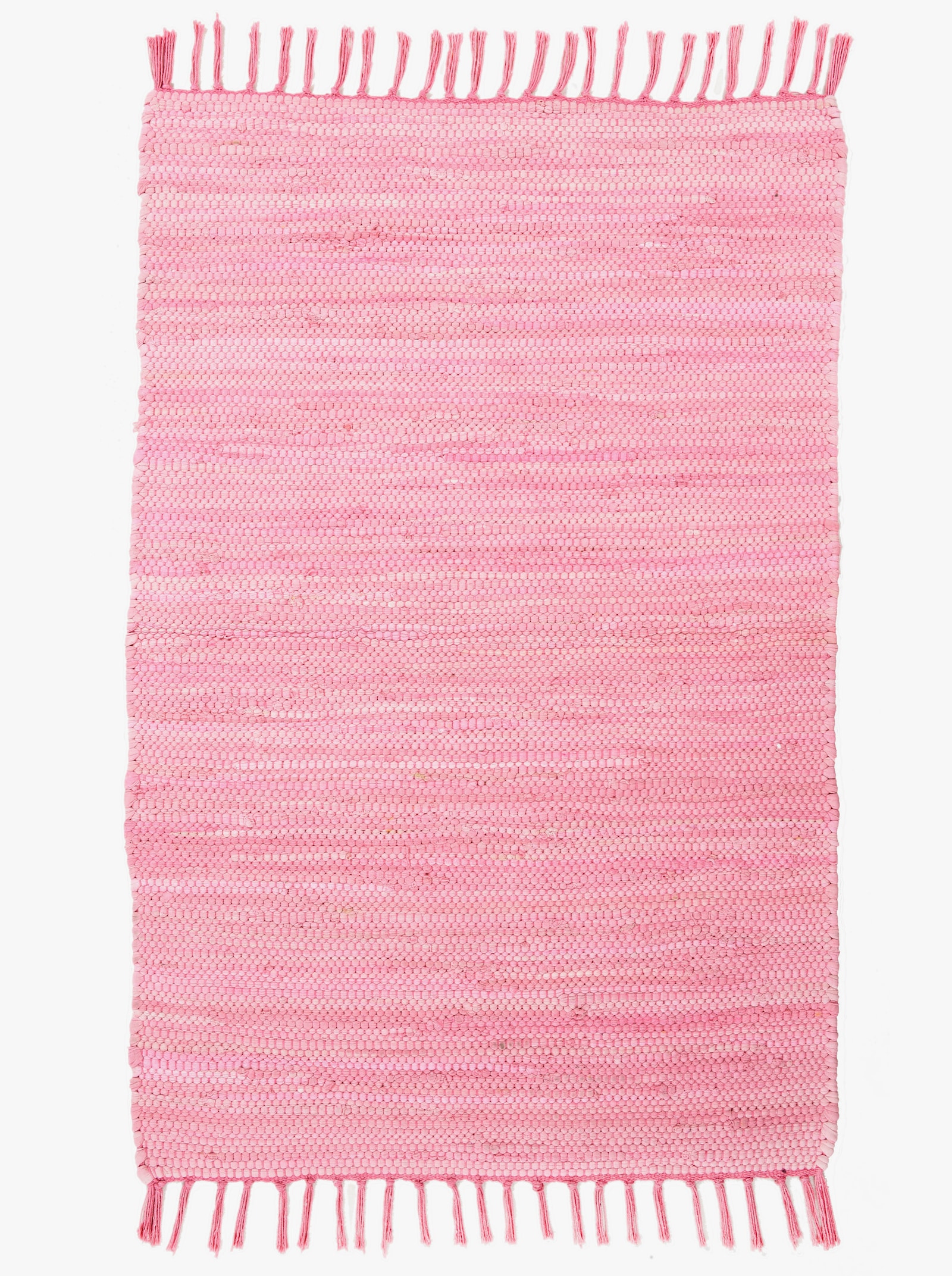 Theko Handwebteppich - rosa