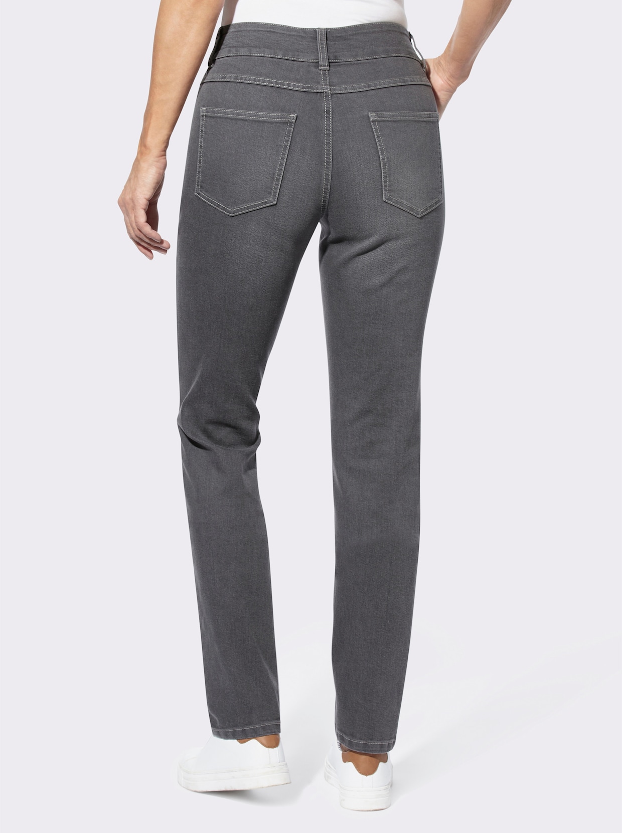 Jeans - grey-denim