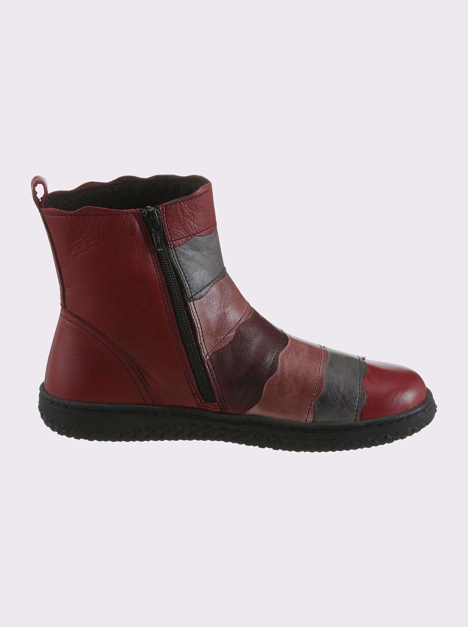 Gemini Stiefelette wärmend gefüttert - rot