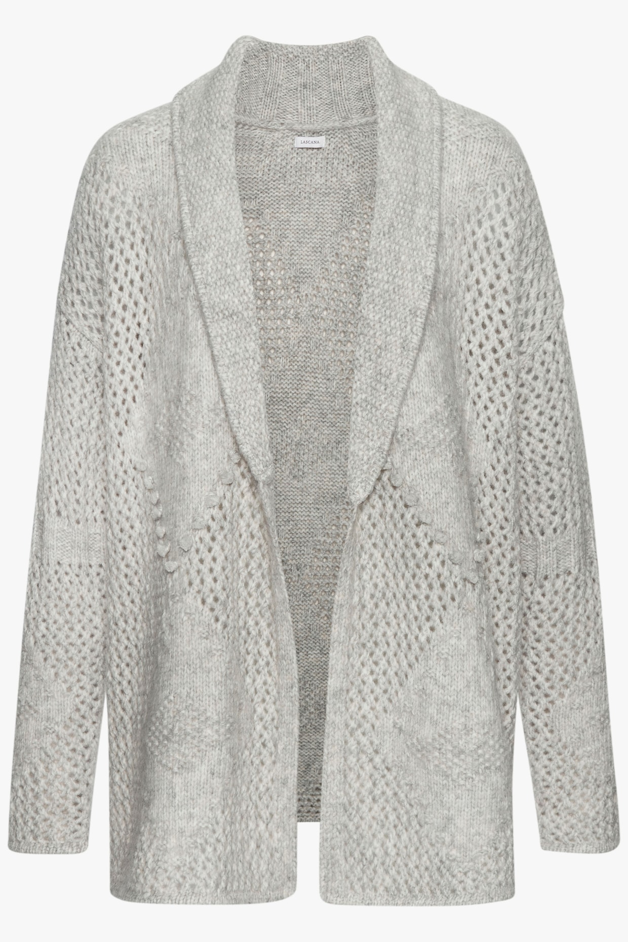 LASCANA Cardigan - gris chiné