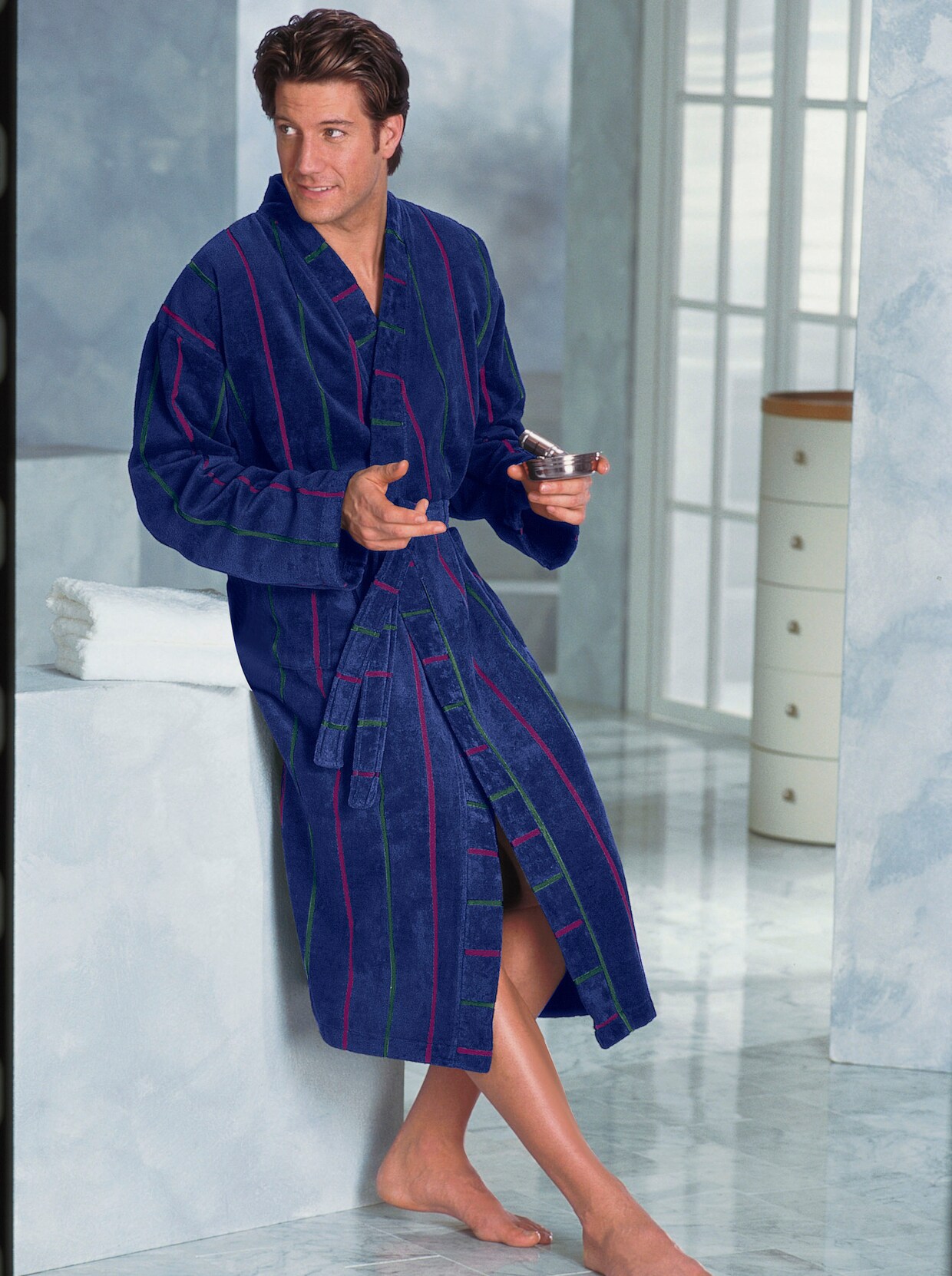 wewo fashion Bademantel - blau