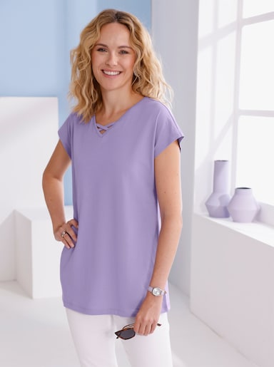 Longshirt - lavendel