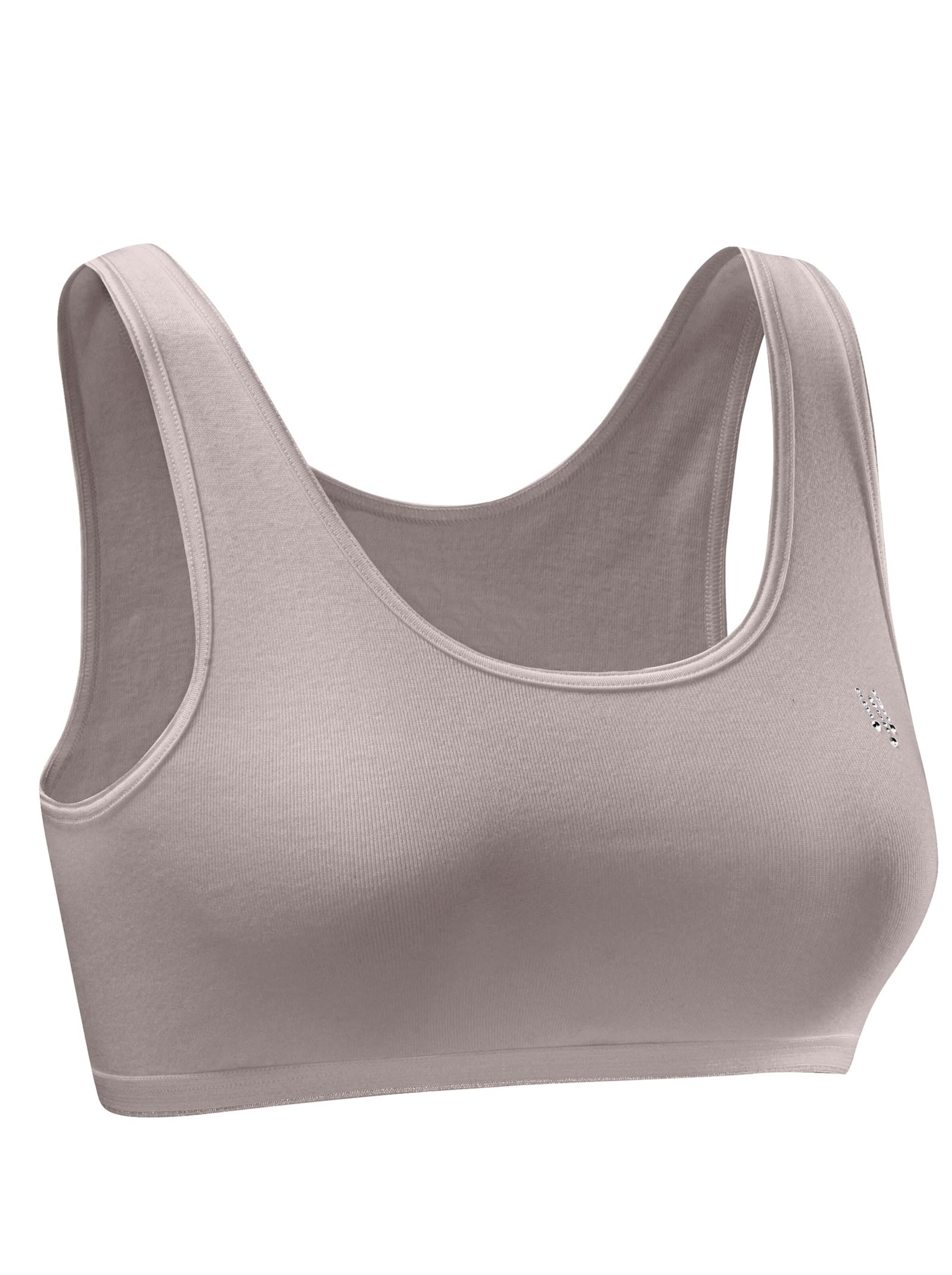 Speidel Bustier - mauve + schwarz + champagner