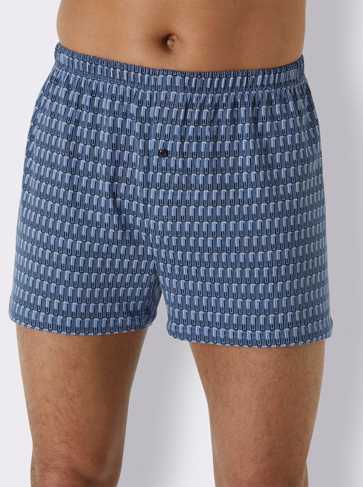 KINGsCLUB Boxershorts - marine geprint