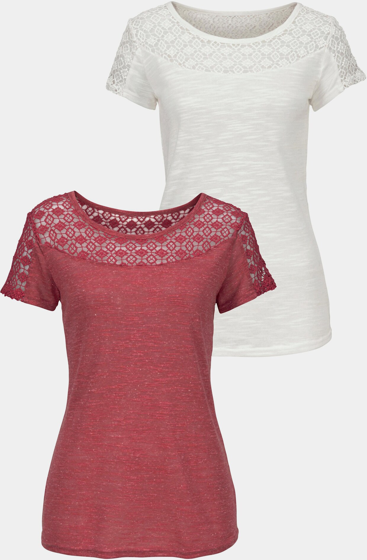 Vivance T-Shirt - kupfer, creme