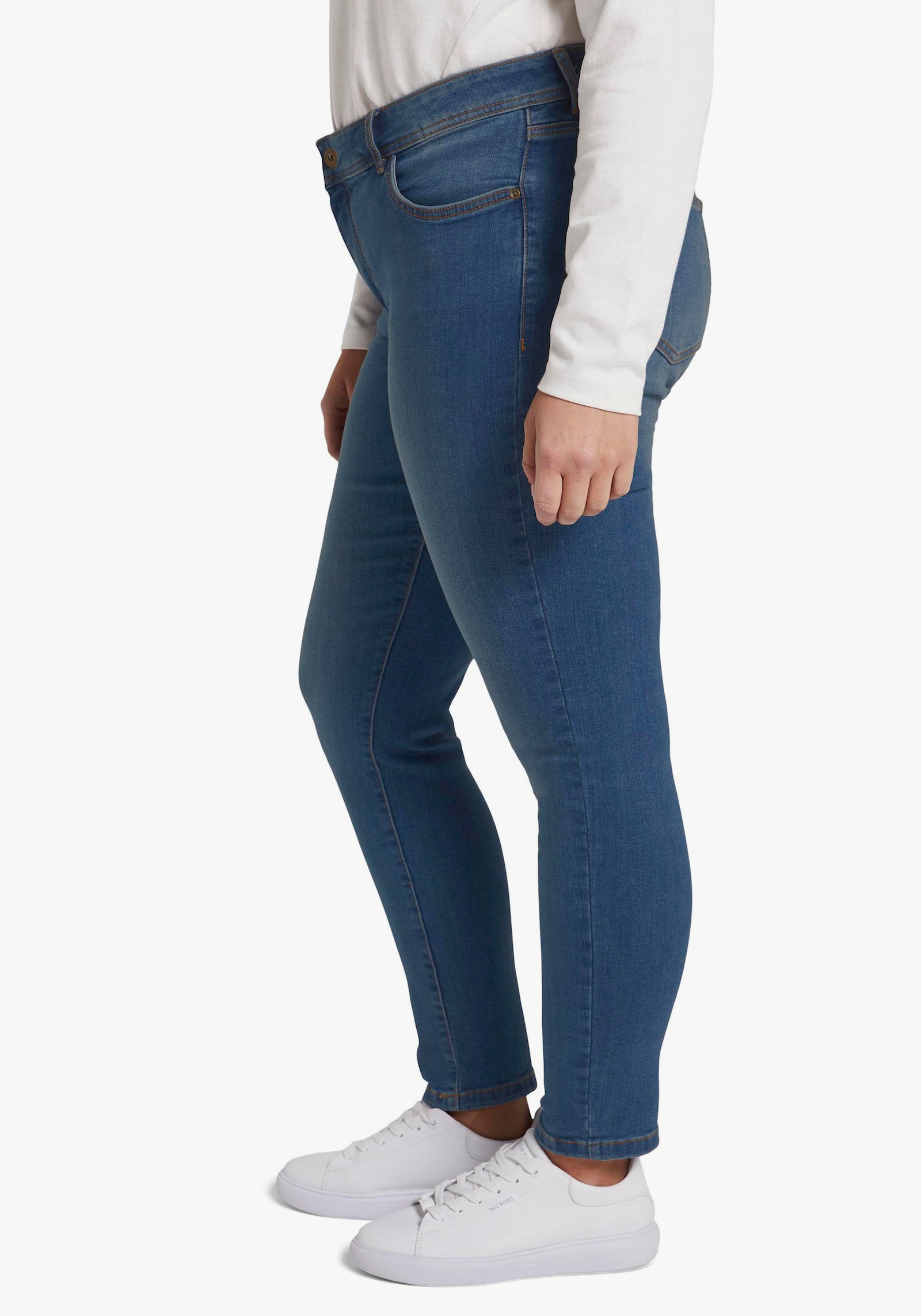 Skinny-fit-Jeans - blue-denim