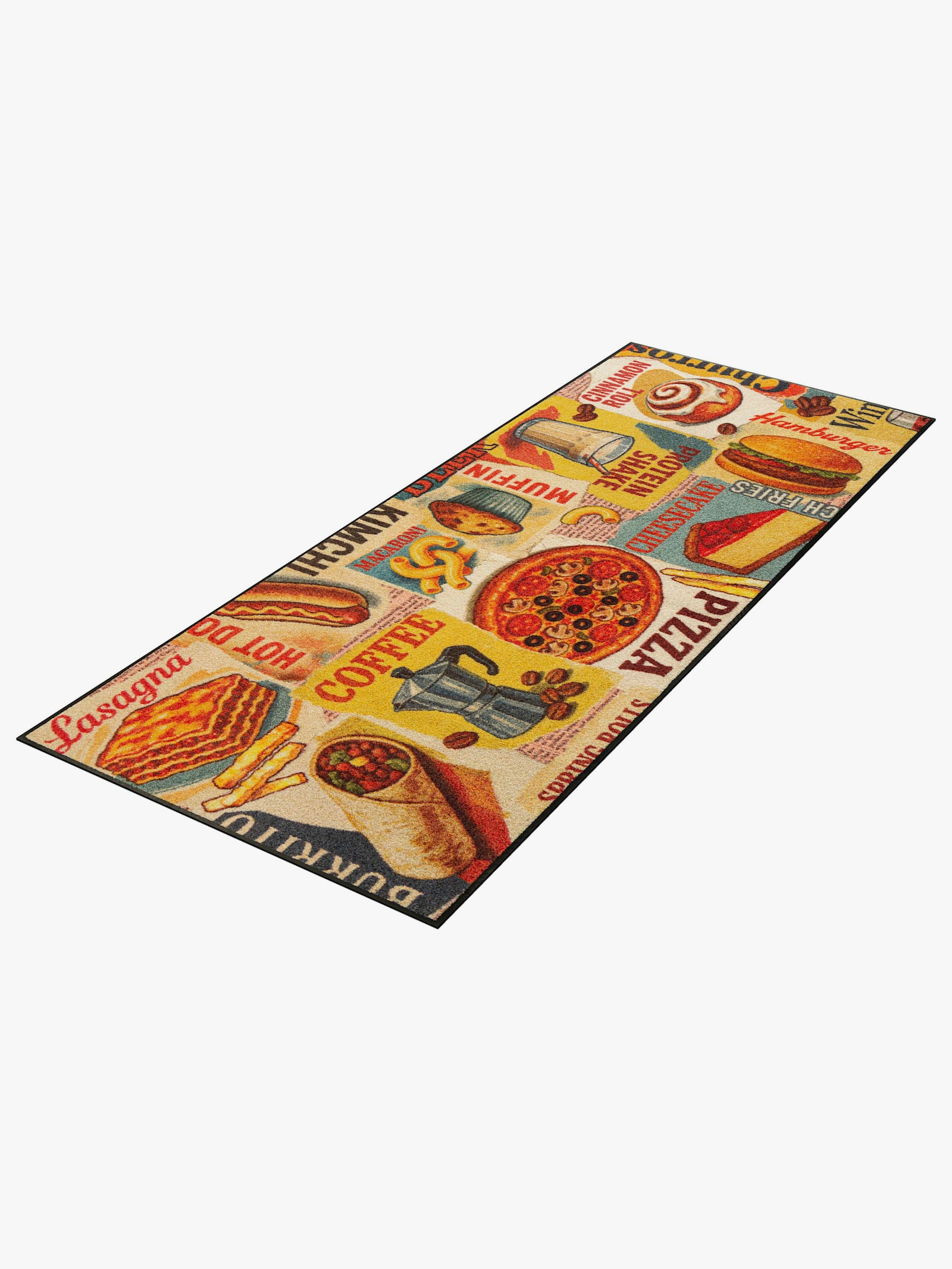 wash+dry by Kleen-Tex Fußmatte - terra-gelb