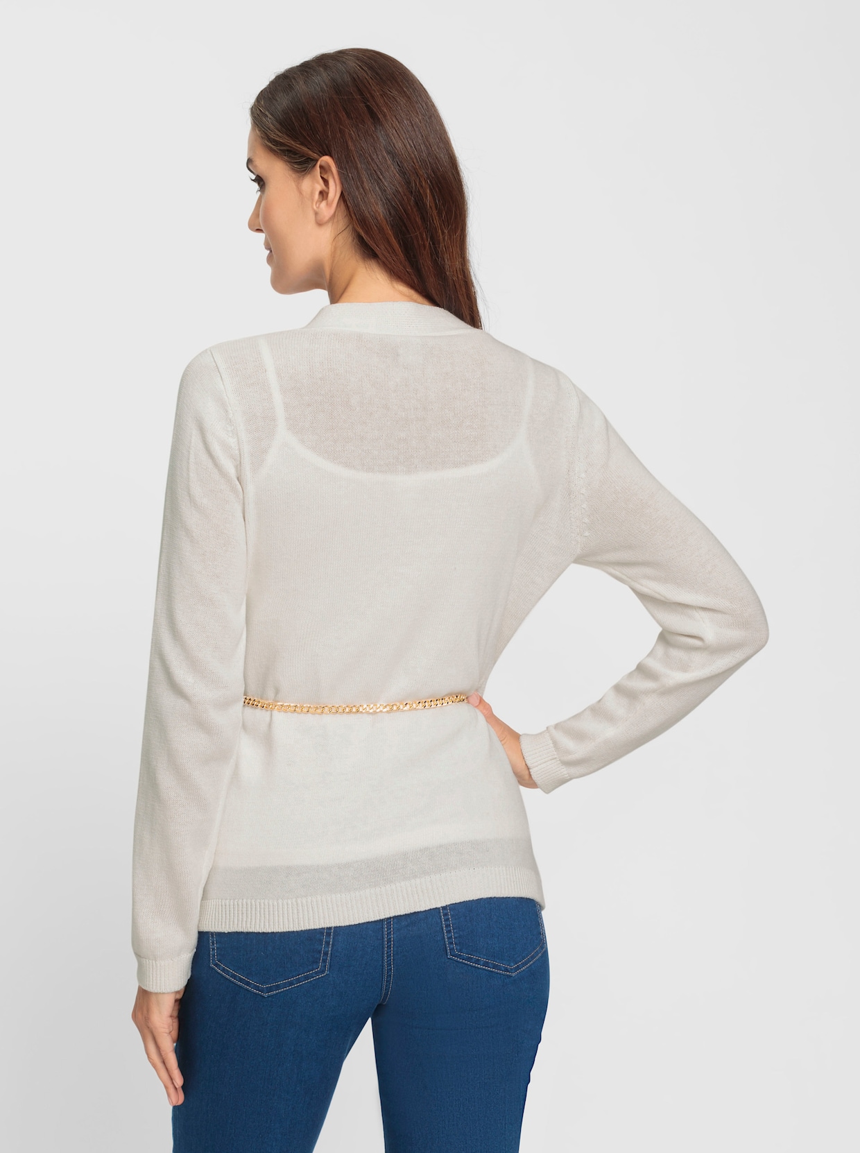 heine 2-in-1-vest - ecru