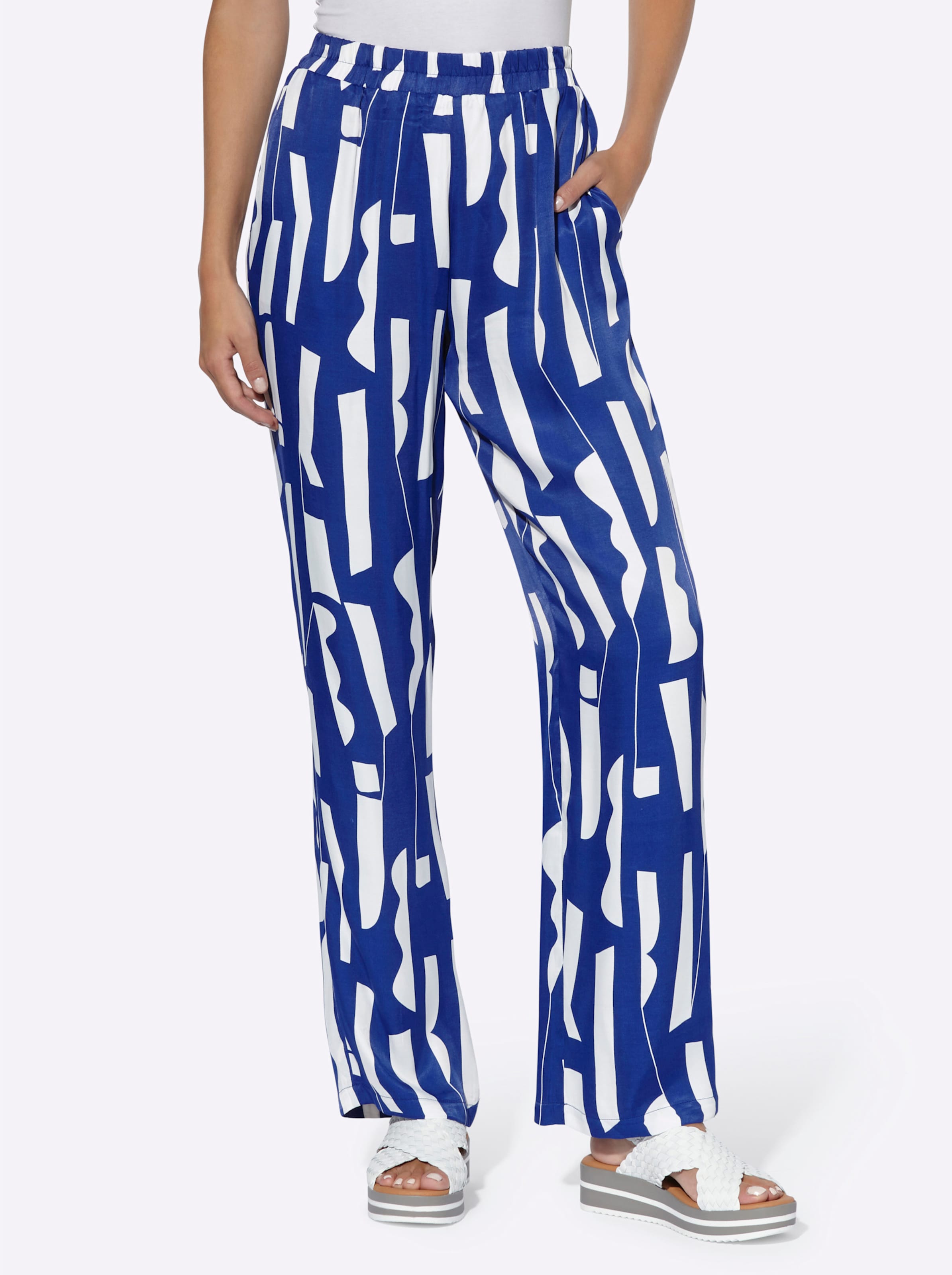 Broek met print