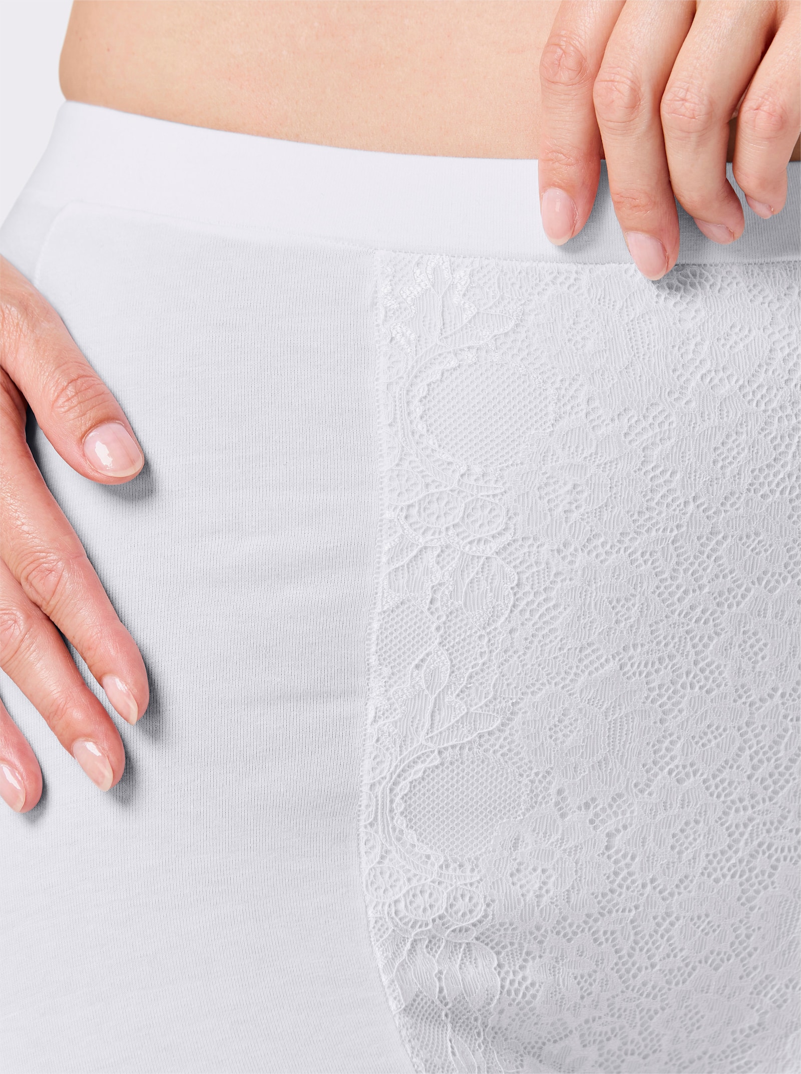 wäschepur Formslip - weiss