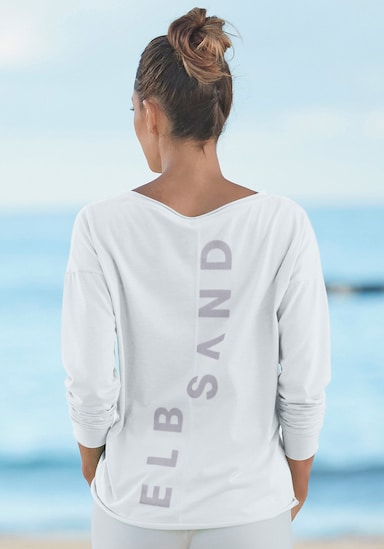 Elbsand Langarmshirt - weiß