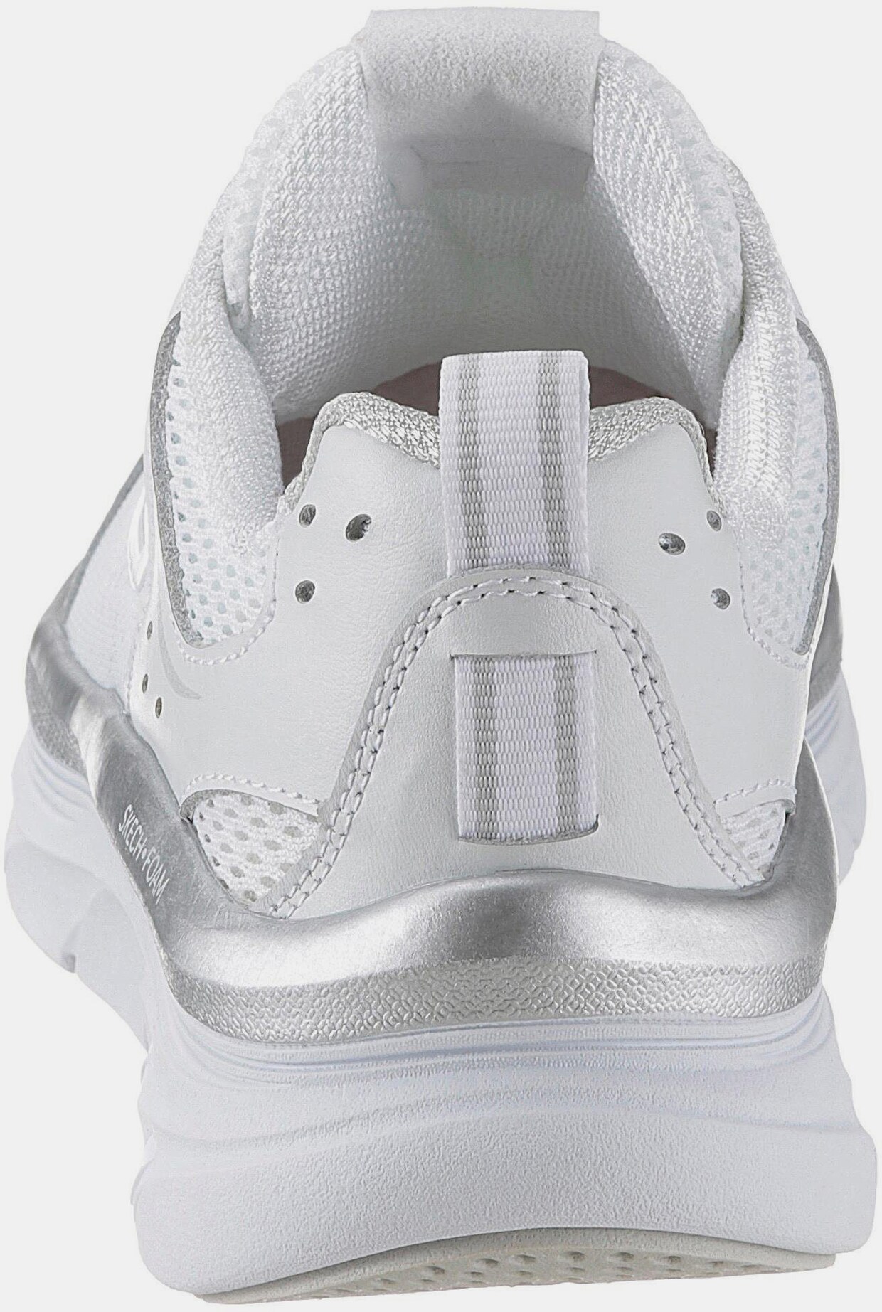 Skechers Sneaker - weiß-silberfarben