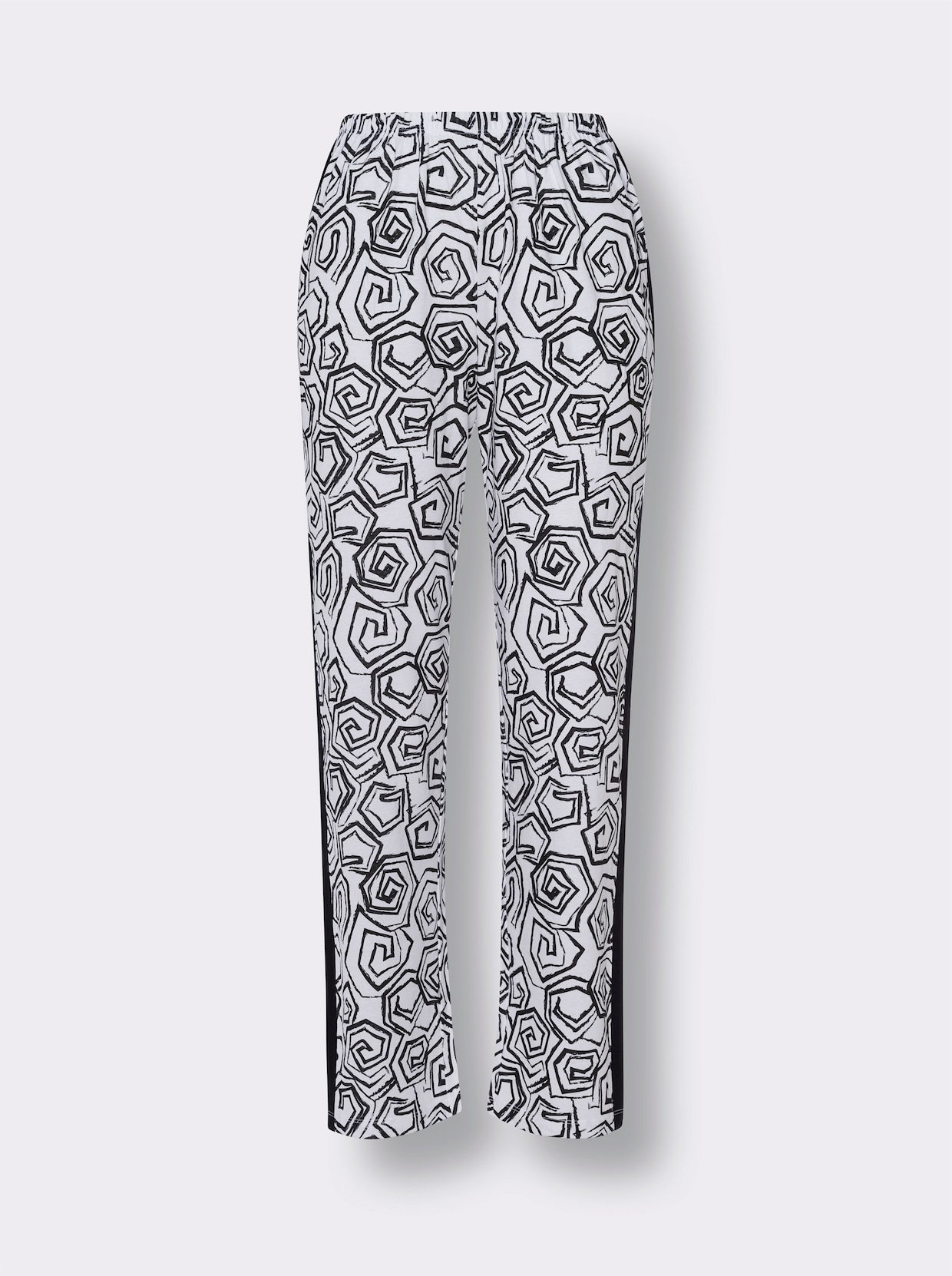 Pyjama - zwart/wit geprint