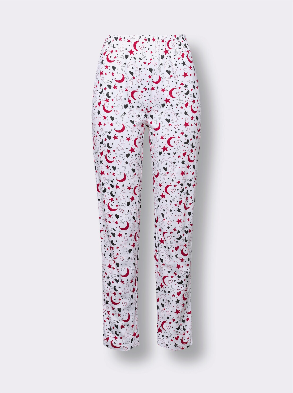 Pyjama - rood/wit geprint