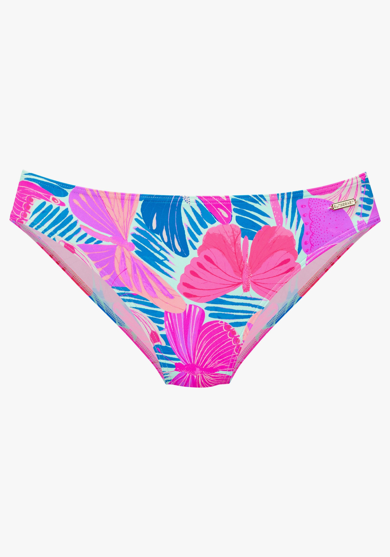 Sunseeker Bikini-Hose - pink-blau bedruckt
