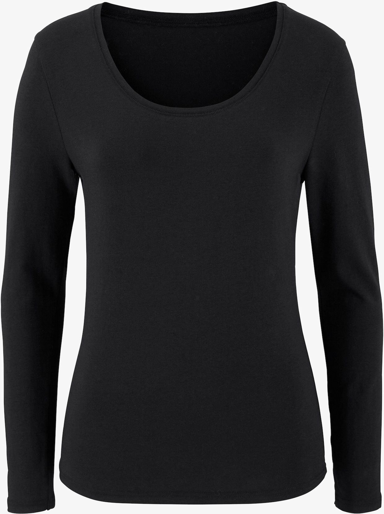 Vivance Langarmshirt - schwarz