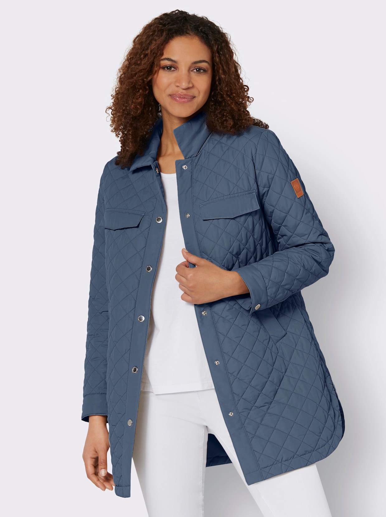 Jacke - rauchblau