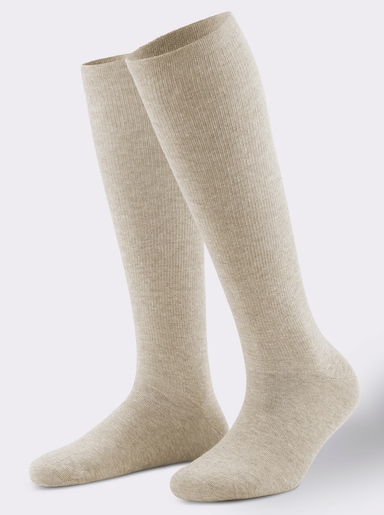 wäschepur Compressiekniekous - beige