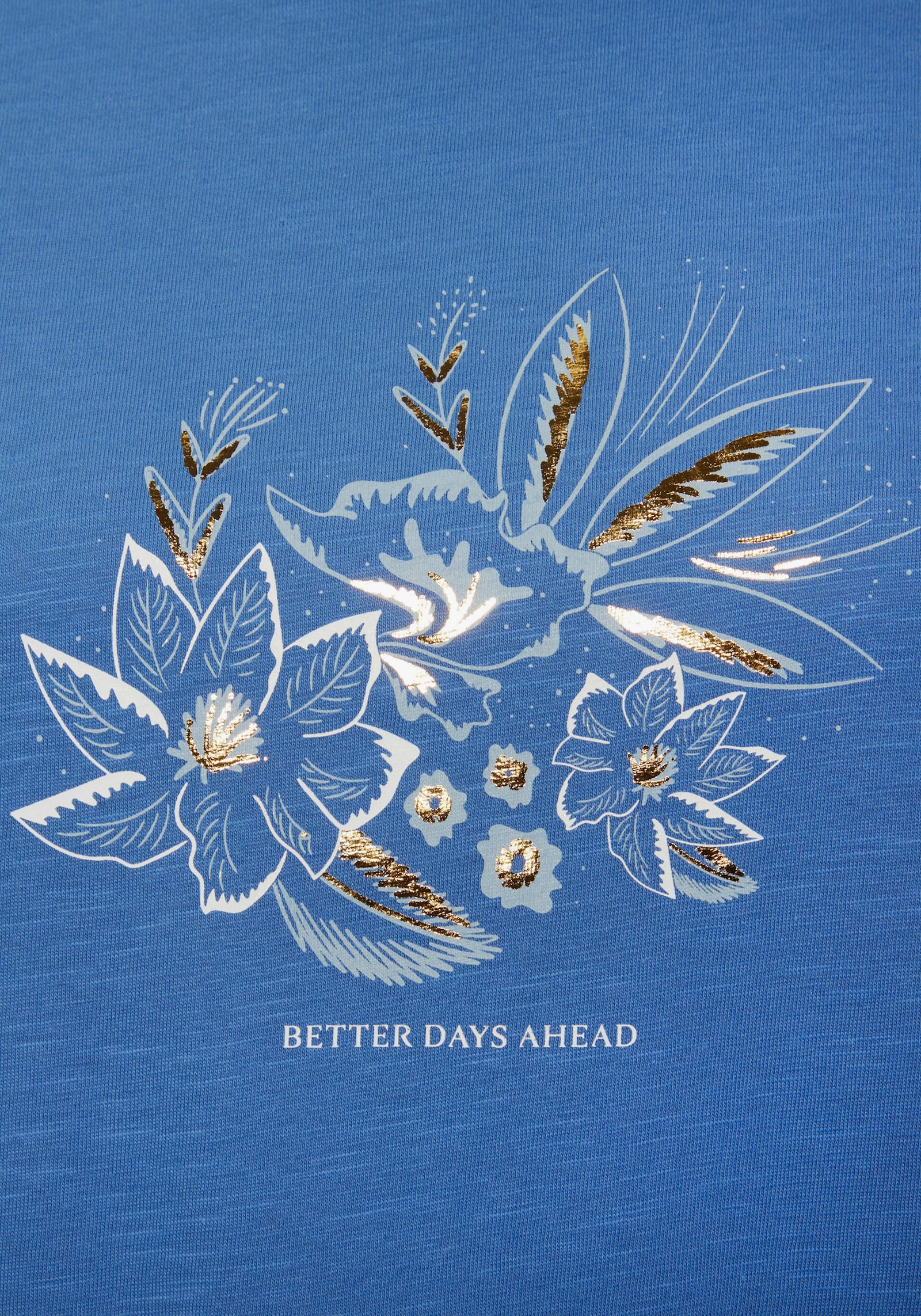 Vivance T-shirt - blauw bedrukt