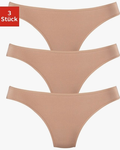 LASCANA String - beige