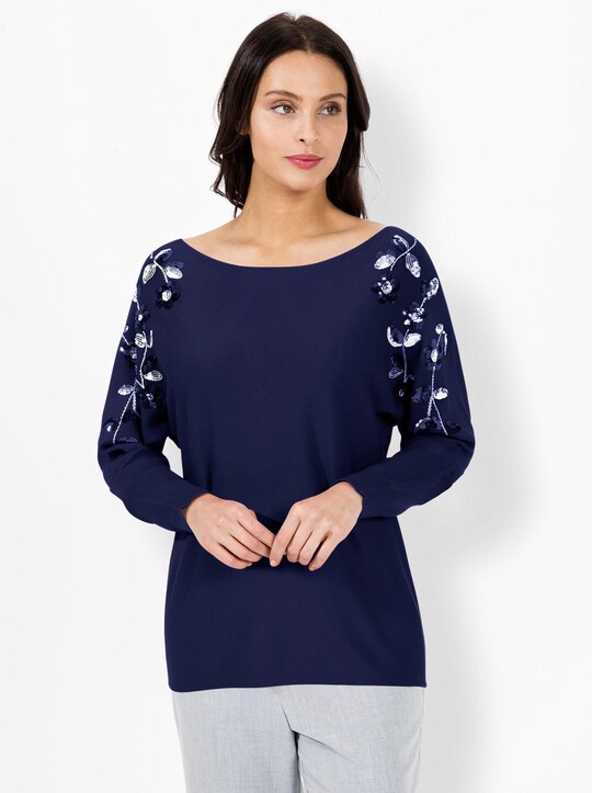 Pullover - nachtblau