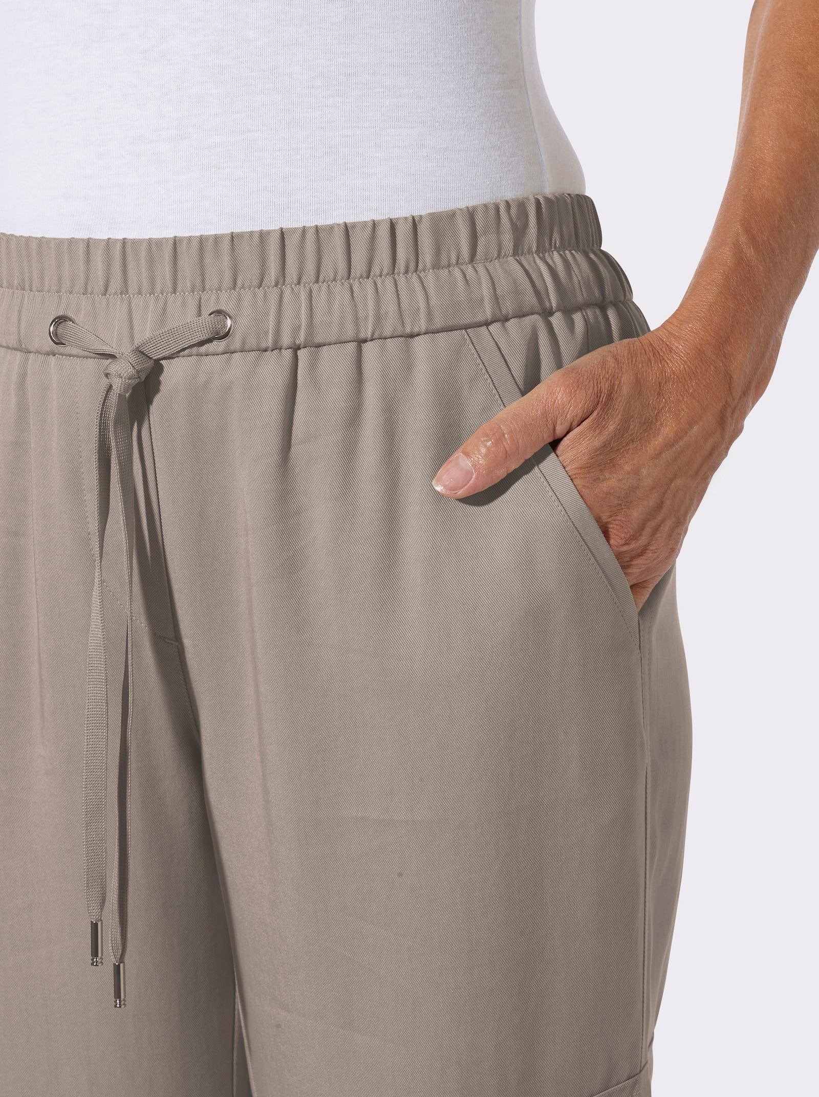 Jogg Pants aus Lyocell (TENCEL) - taupe