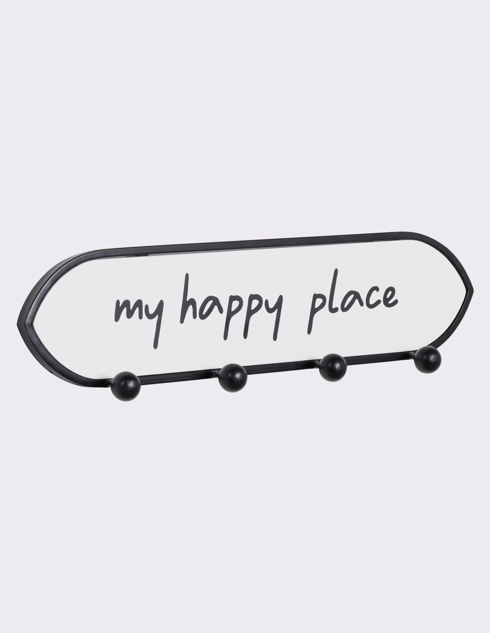 Impressionen Hakenlijst - wit/zwart