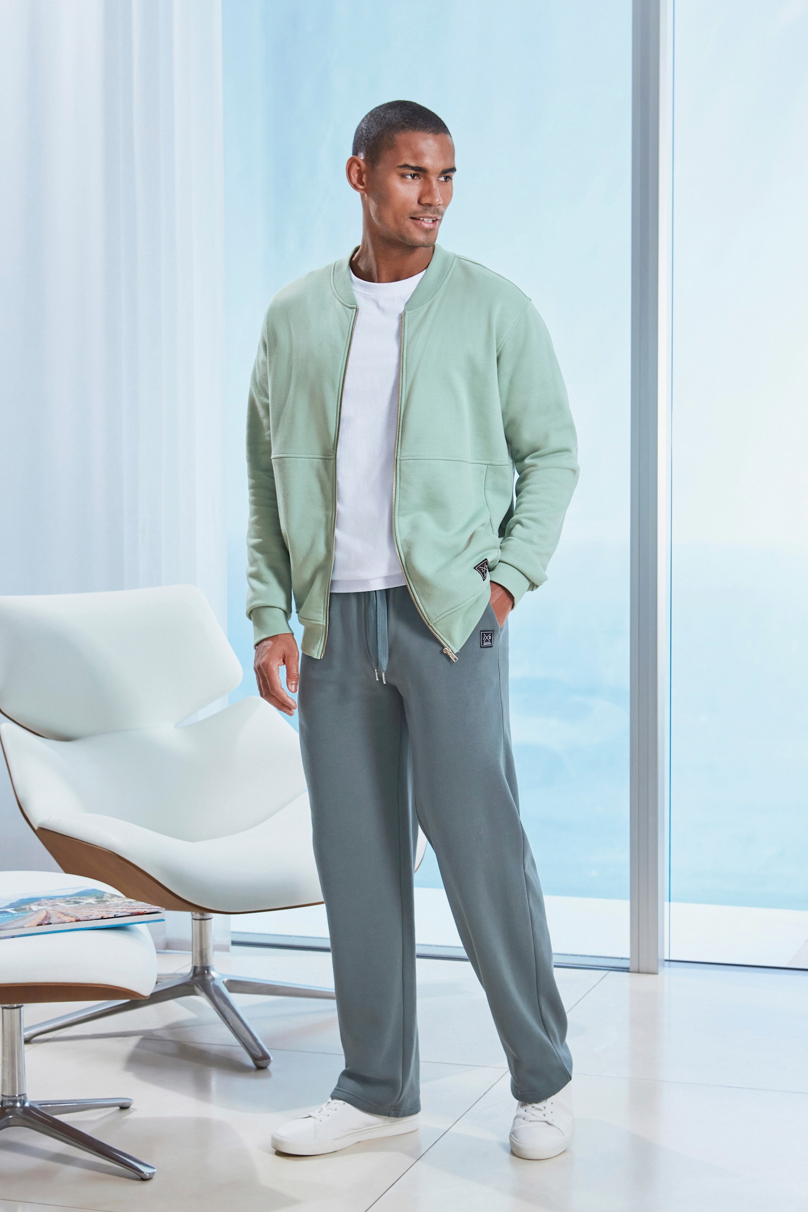 John Devin Pantalon molletonné - sauge