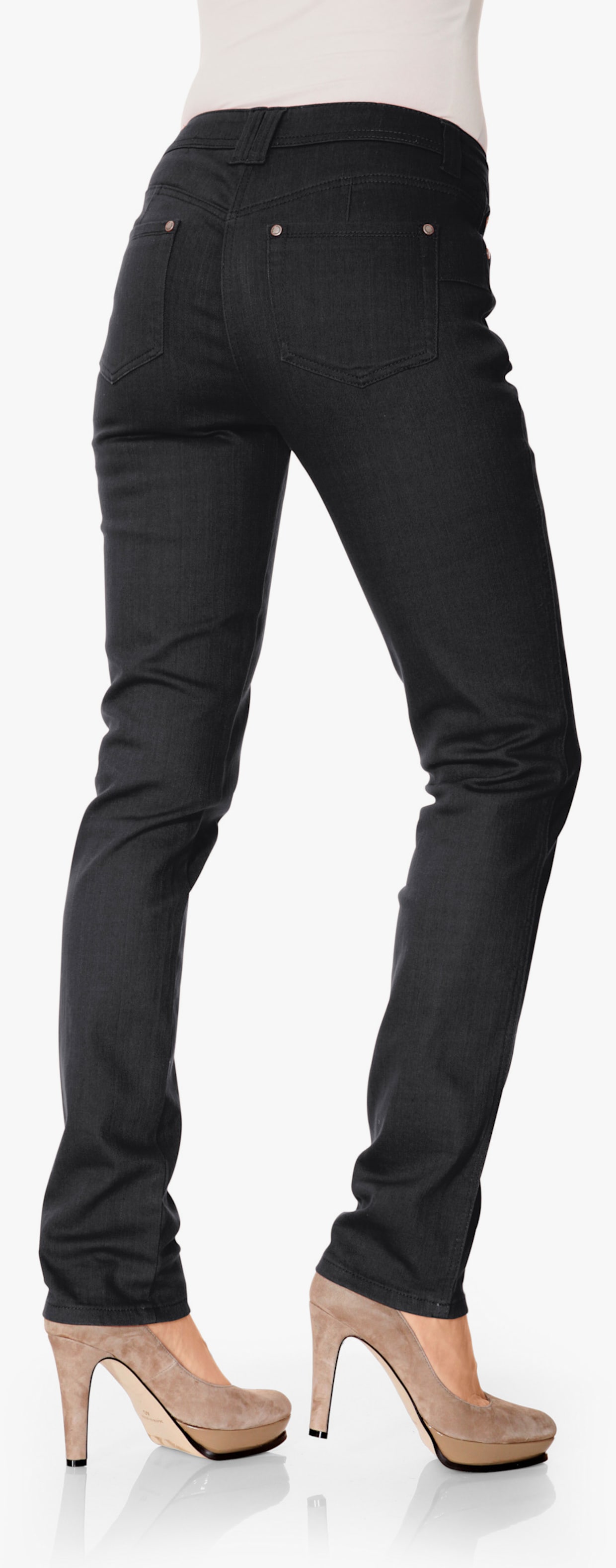 heine Pantalon skinny - noir