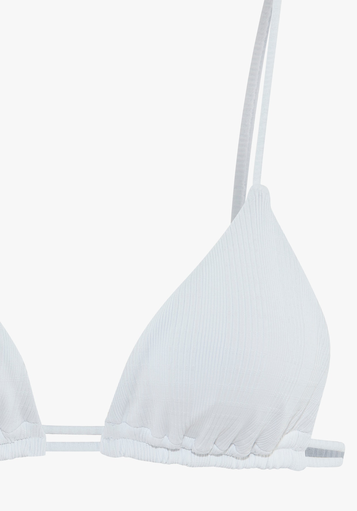 Triangelbikinitop - wit