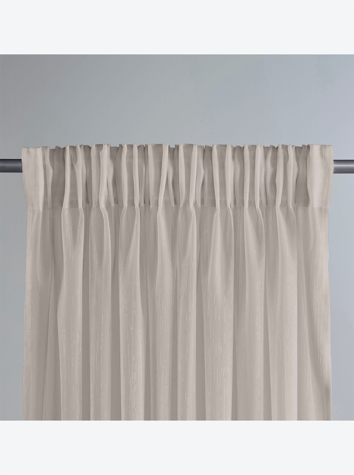heine home Decoratieve vitrage - taupe