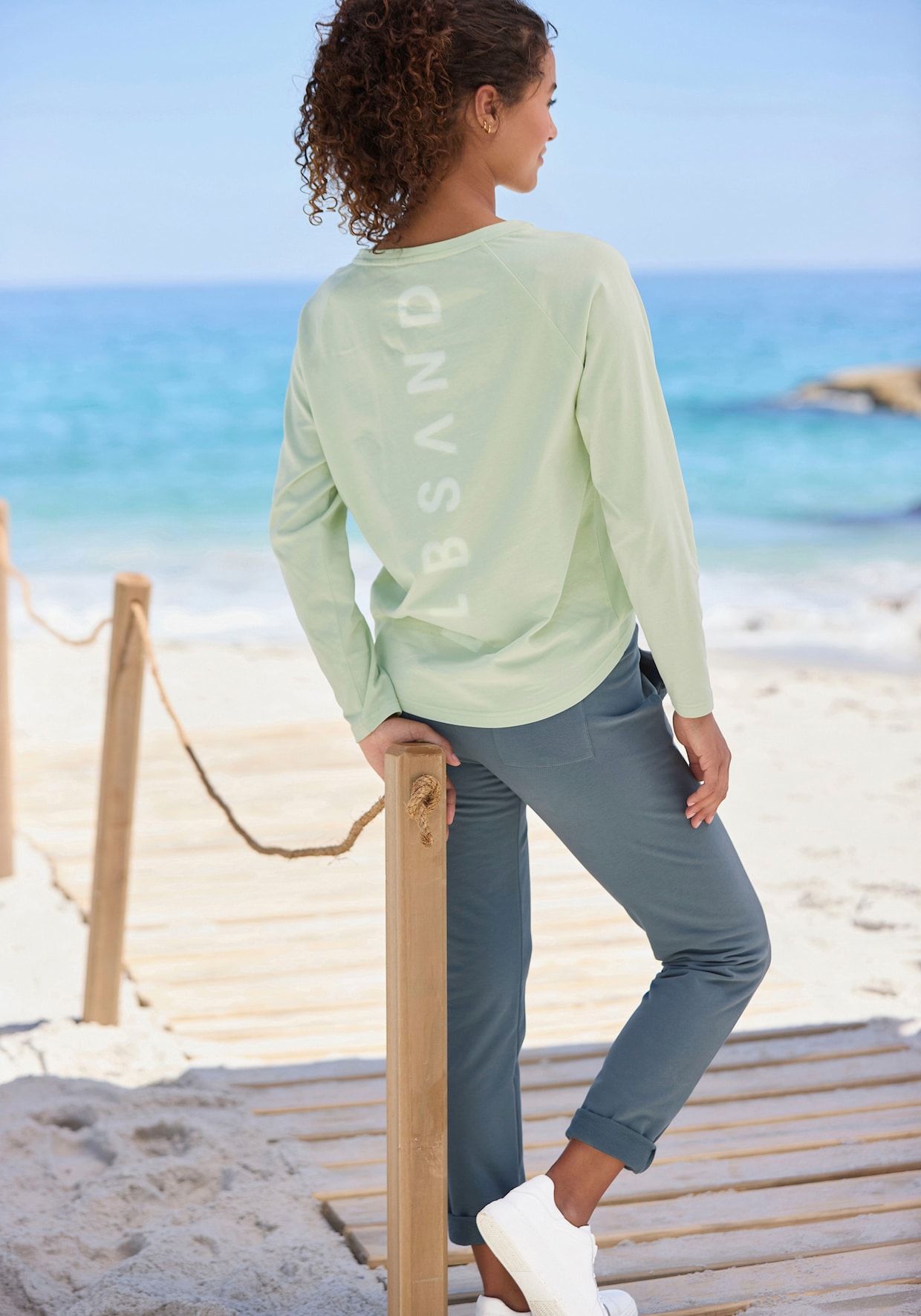 Elbsand Longsleeve - pastelgroen