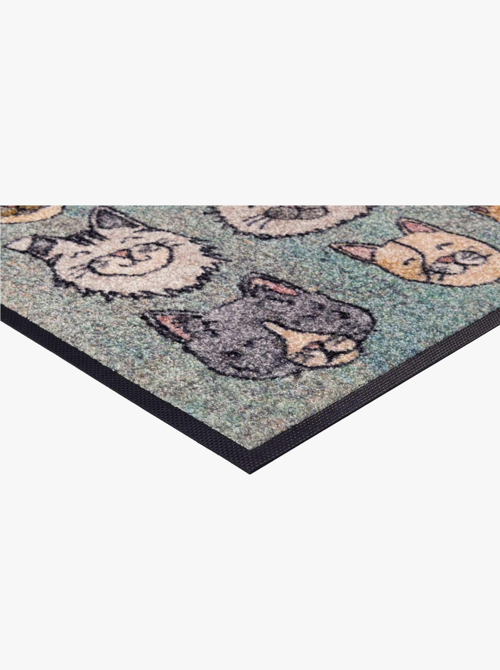 wash+dry by Kleen-Tex Fußmatte - blau-grau-gemustert