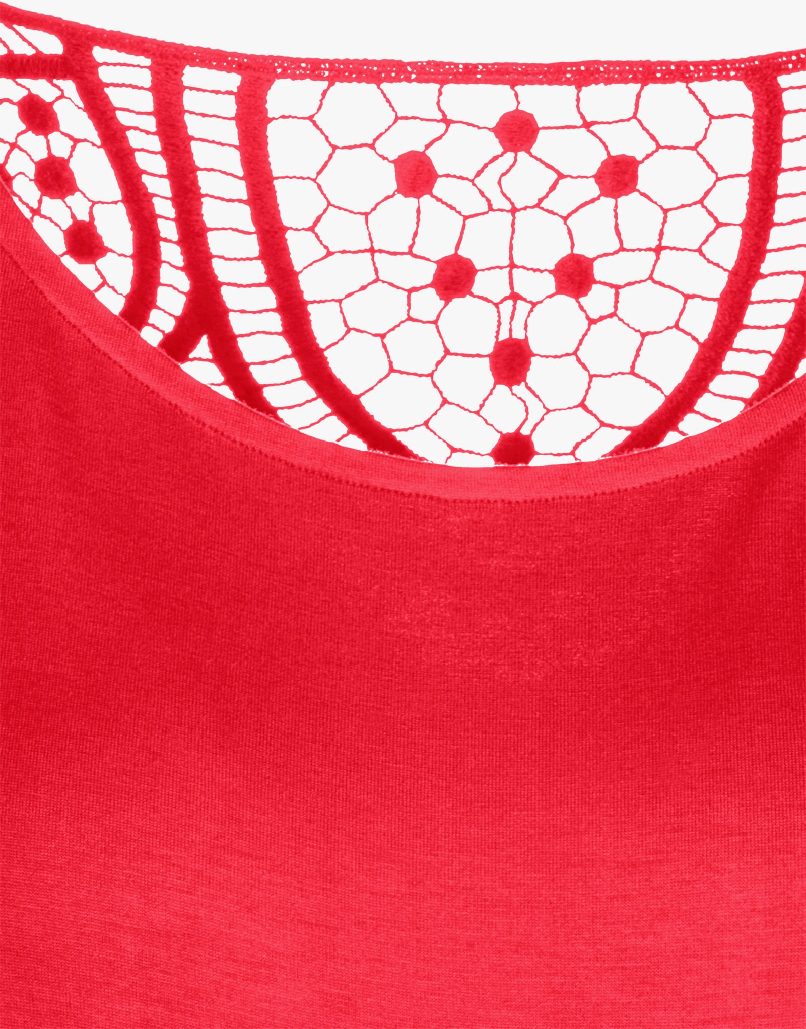 Vivance Kurzarmshirt - rot, navy