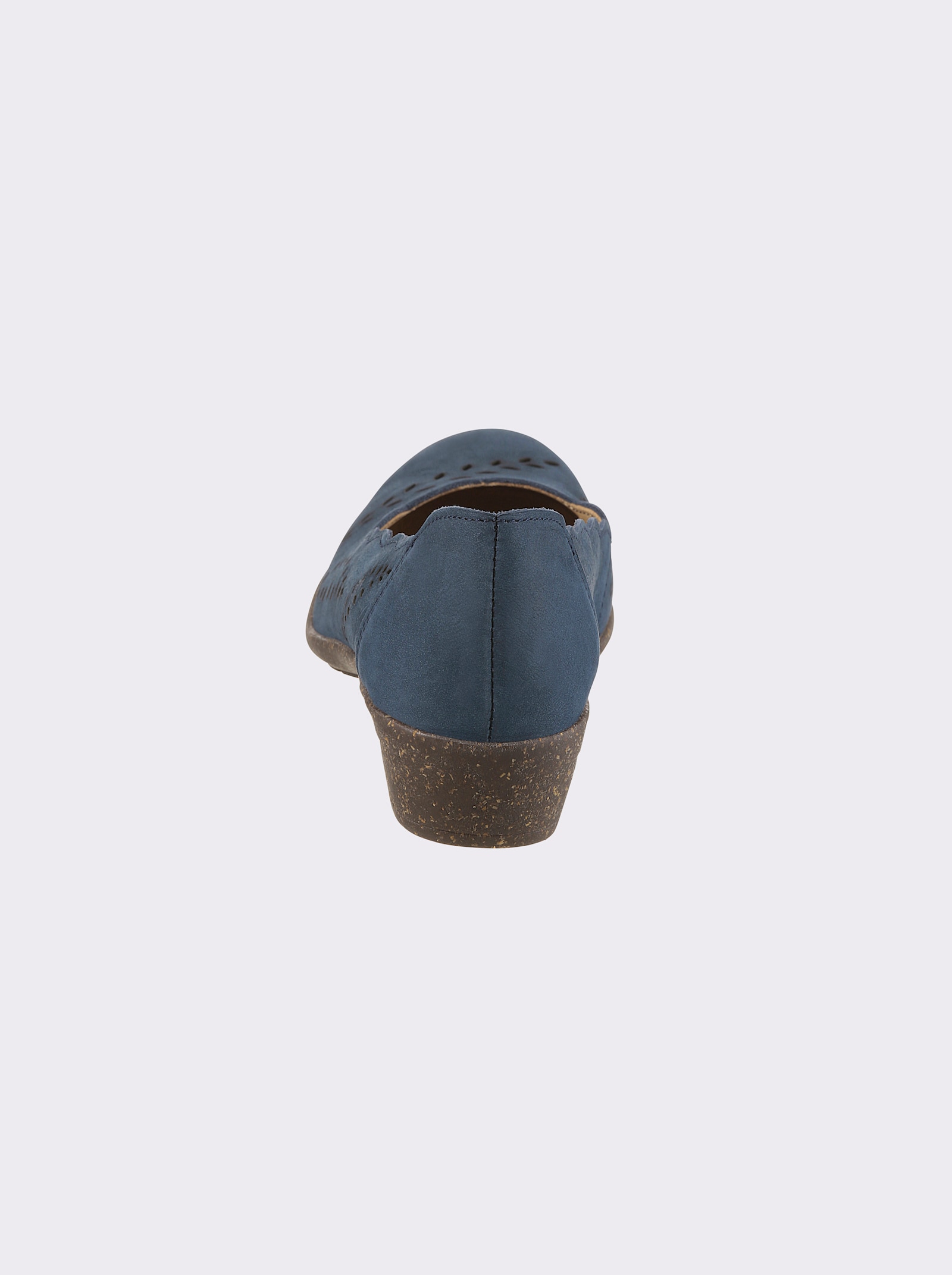 airsoft modern+ Pumps , dekorativ perforiert - jeansblau