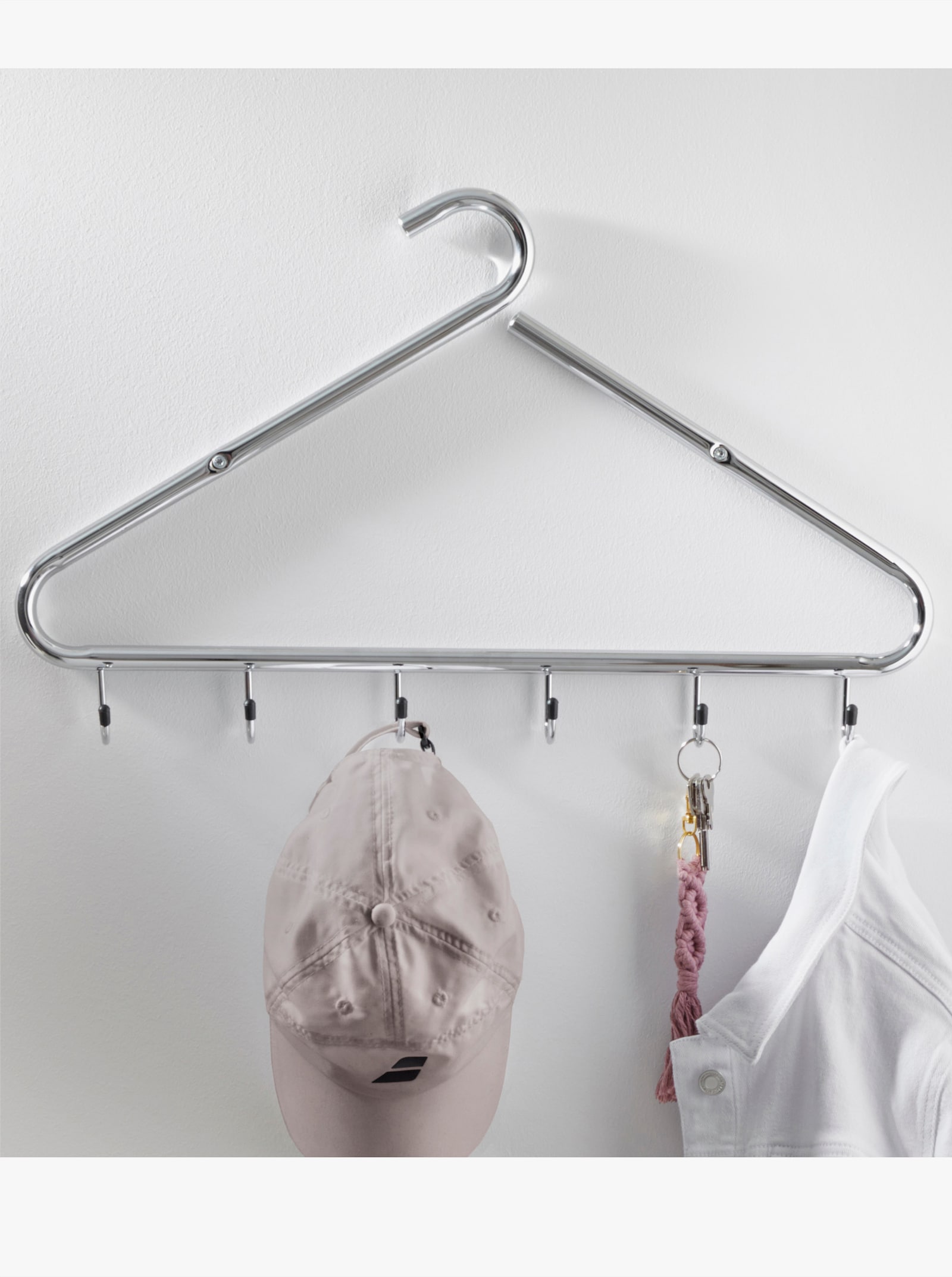 heine home Wandgarderobe - silberfarben