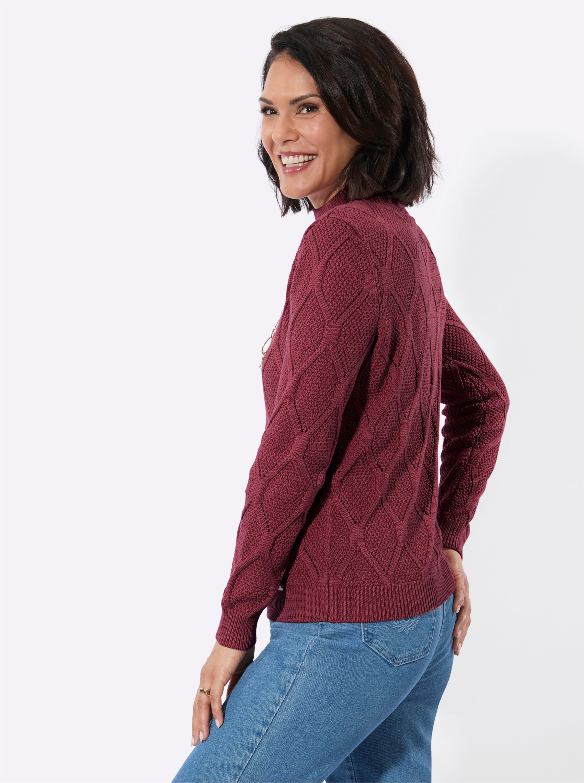 Thumbnail - Stehkragenpullover