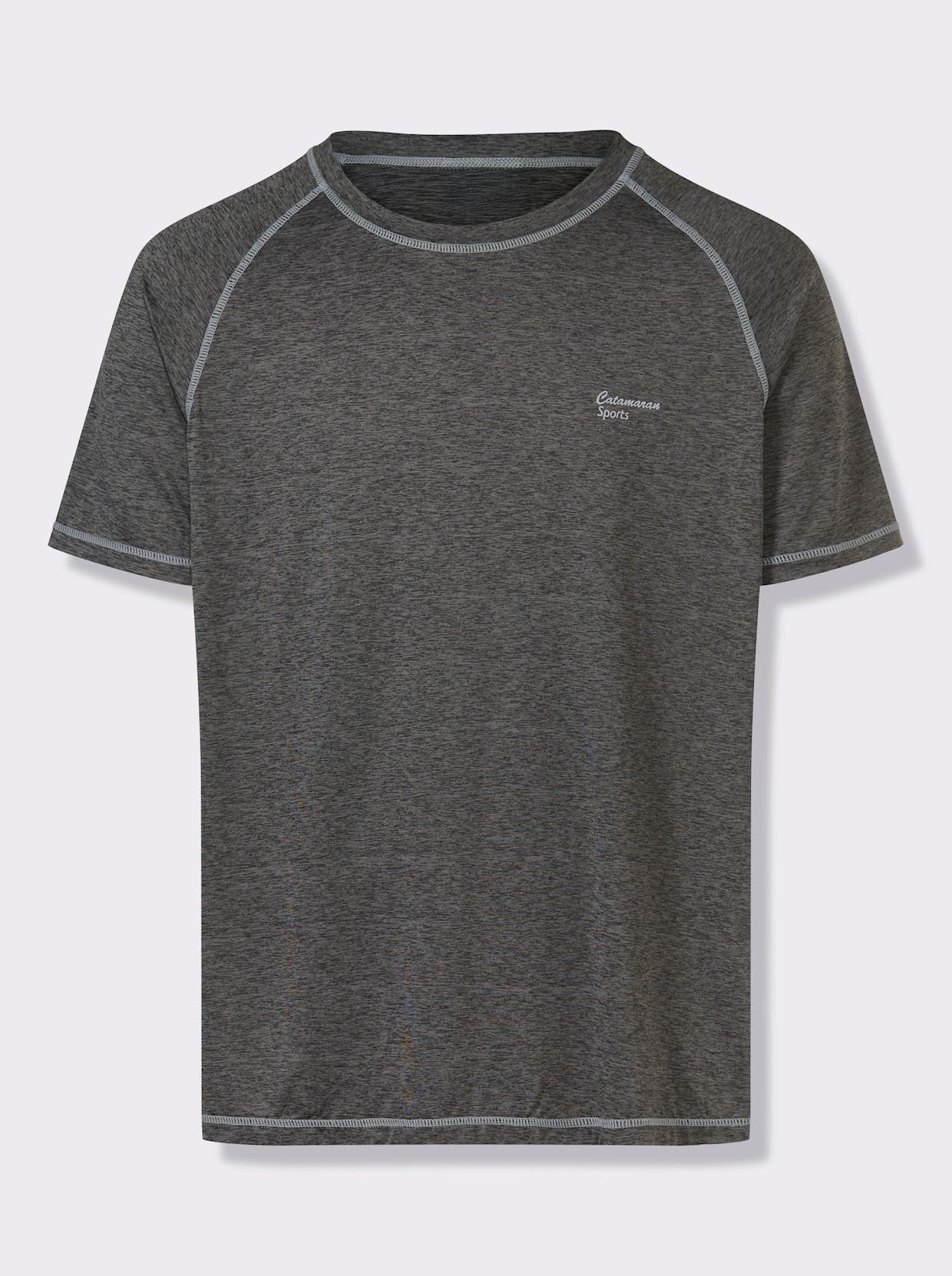 Catamaran Sports Funktionsshirt , atmungsaktiv und schnell trocknend - grau-meliert