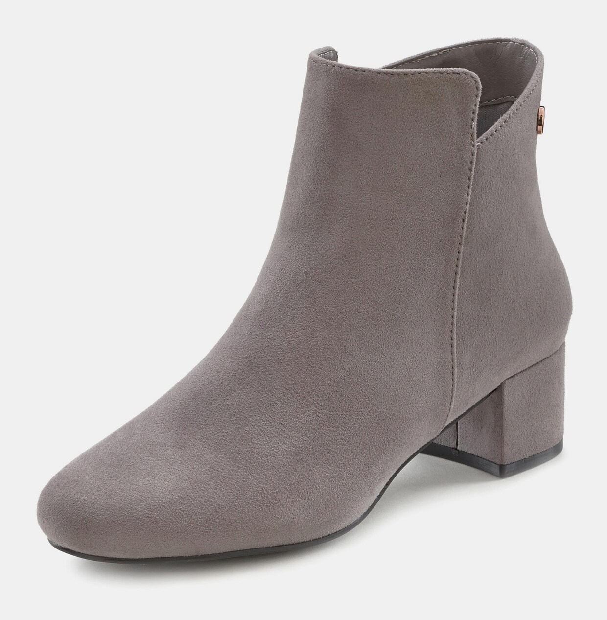 LASCANA Stiefelette - hellgrau