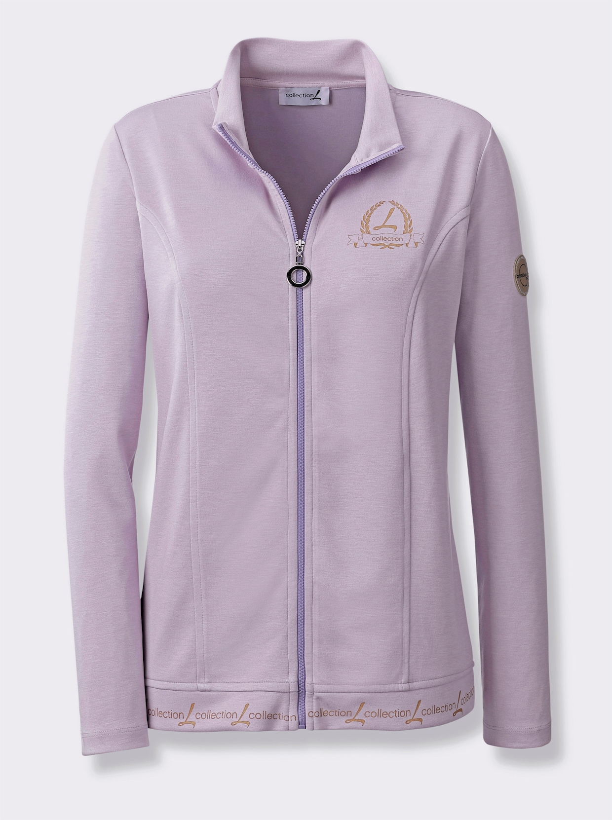 Shirtjacke - flieder