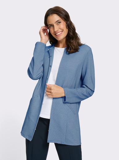 Shirtjacke - mittelblau