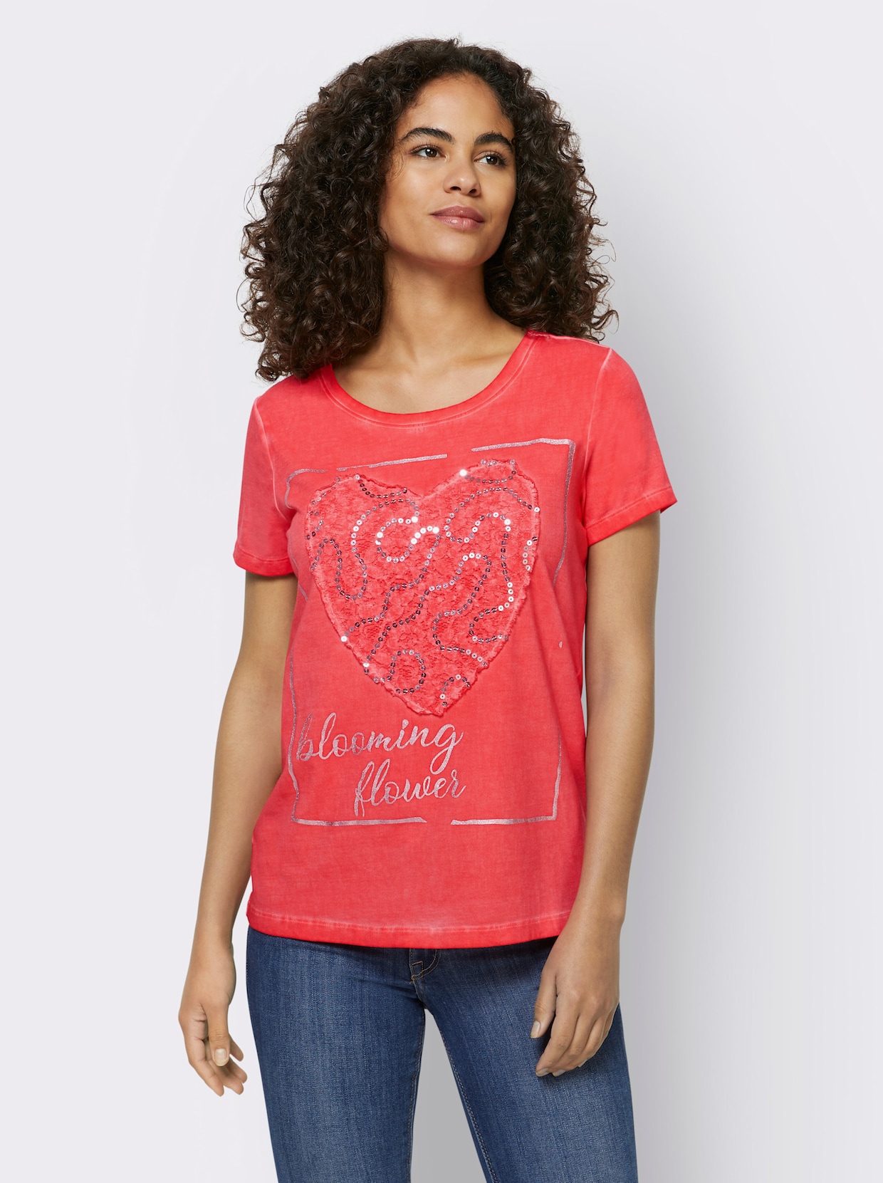 heine Shirt met korte mouwen - langoustine